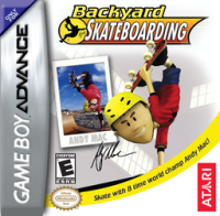 Backyard Skateboarding GameBoy Advance US box art